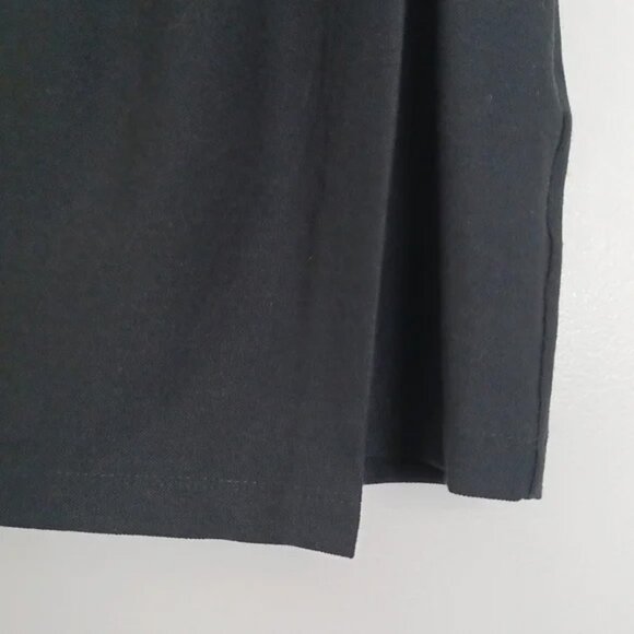 ✨3/$25✨  NWT - Halston Black Stretch Faux Wrap Skirt - M - Picture 6 of 8